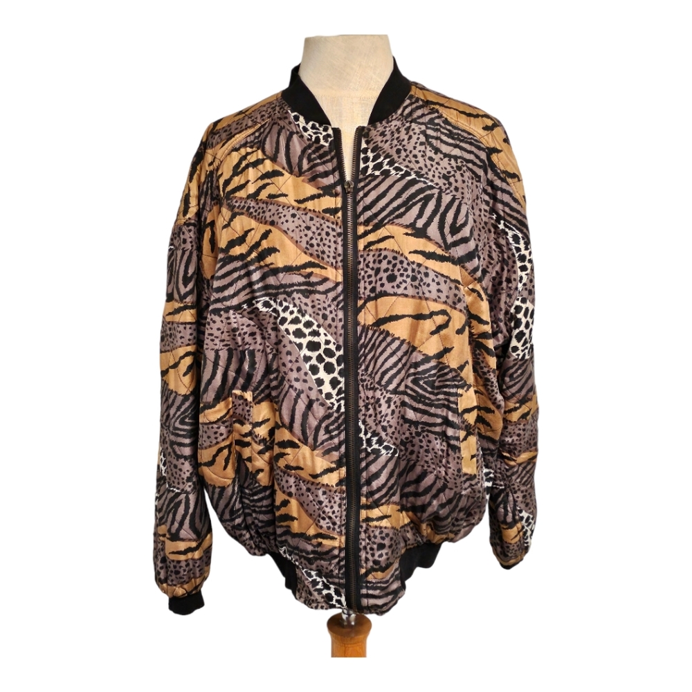 Vintage Robert Stock Silk Jacket M